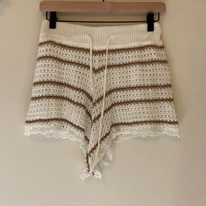 Crotchet shorts size small